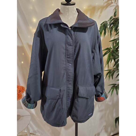 Patagonia Jackets & Blazers - Patagonia Vtg 90s Southwest Aztec Fleece Lined Softshell Jacket Womens Size L